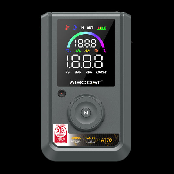 6000A 160PSI JUMP STARTER WITH AIR COMPRESSION