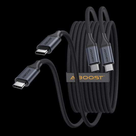 USB C to USB C Cable, 240W Type C Charger Fast Charging, 3.3FT * 2